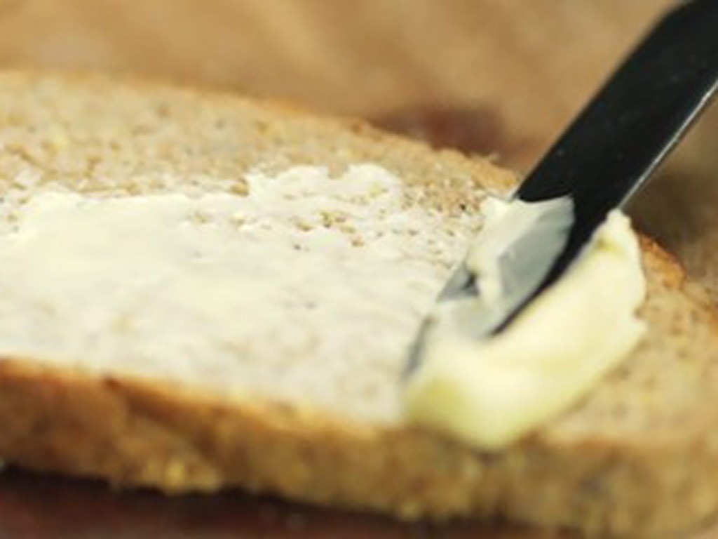 Butter margarine and Sandwich. Калории белого хлеба с маслом