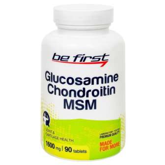 Хондропротектор Be first Glucosamine chondroitin MSM рейтинг
